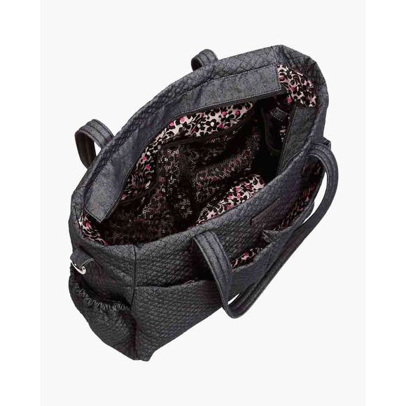 Vera Bradley Navy Blue Quilted Diaper Baby Bag with Changing Pad - Picture 2 of 8